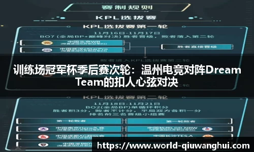 训练场冠军杯季后赛次轮：温州电竞对阵DreamTeam的扣人心弦对决